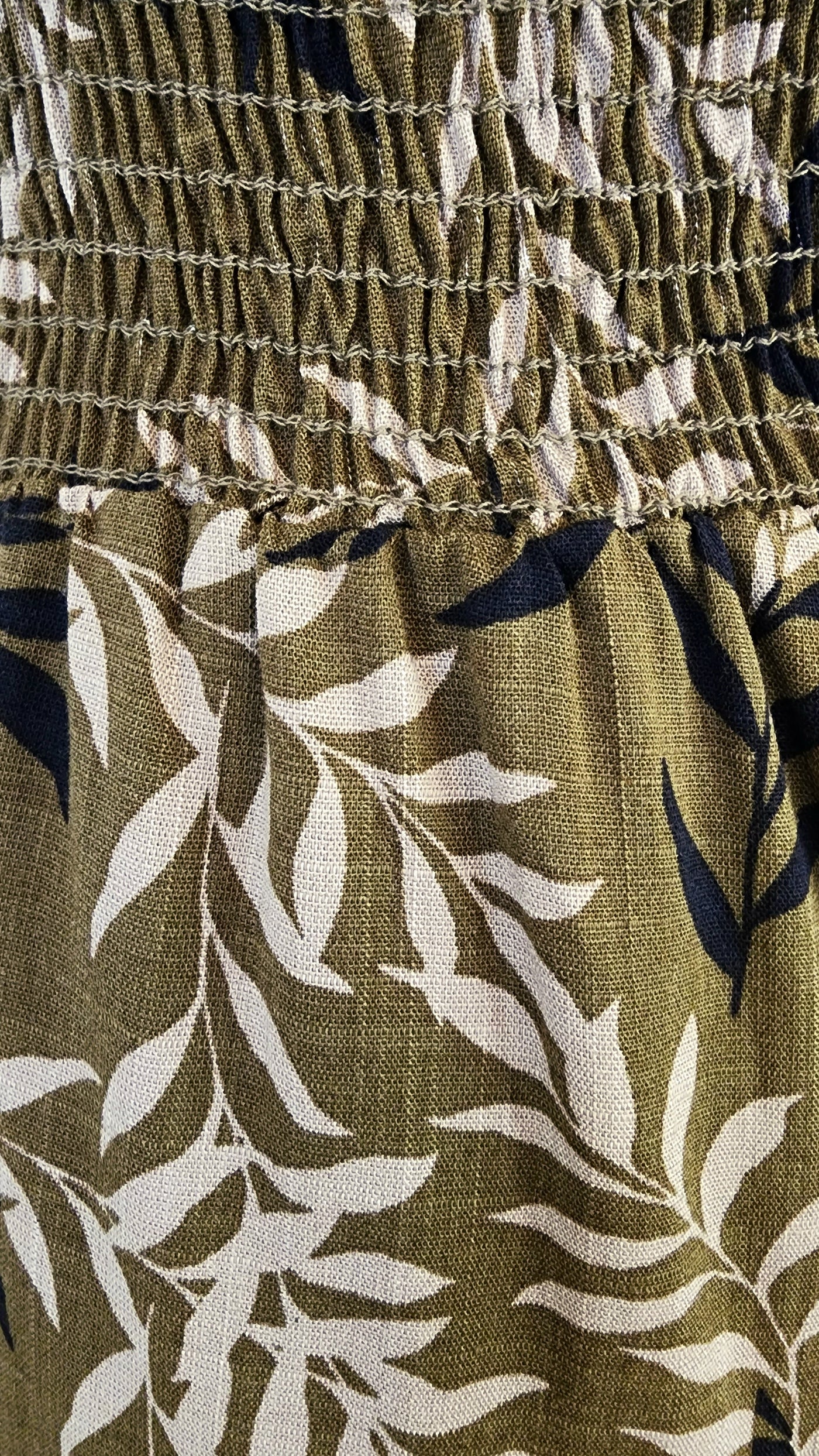 FARRAH jumpsuit in olive print