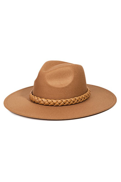 RALEIGH felt hat in brown