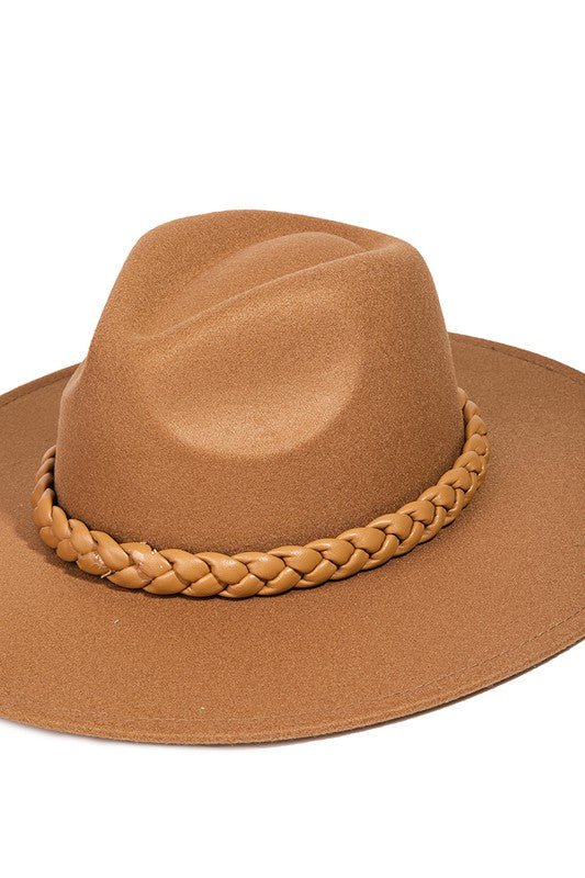 RALEIGH felt hat in brown