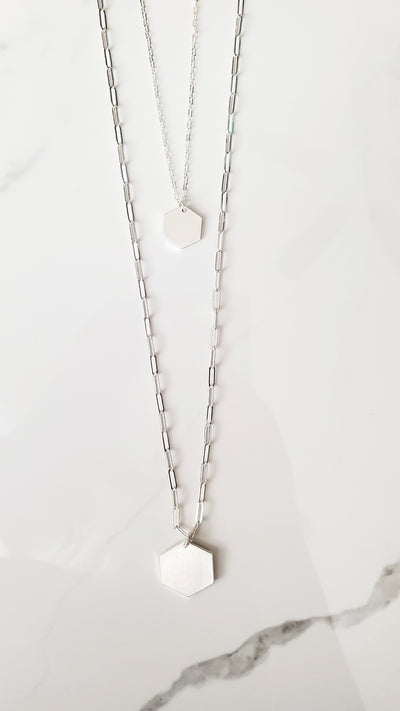 TOYA layered necklace-CLEARANCE