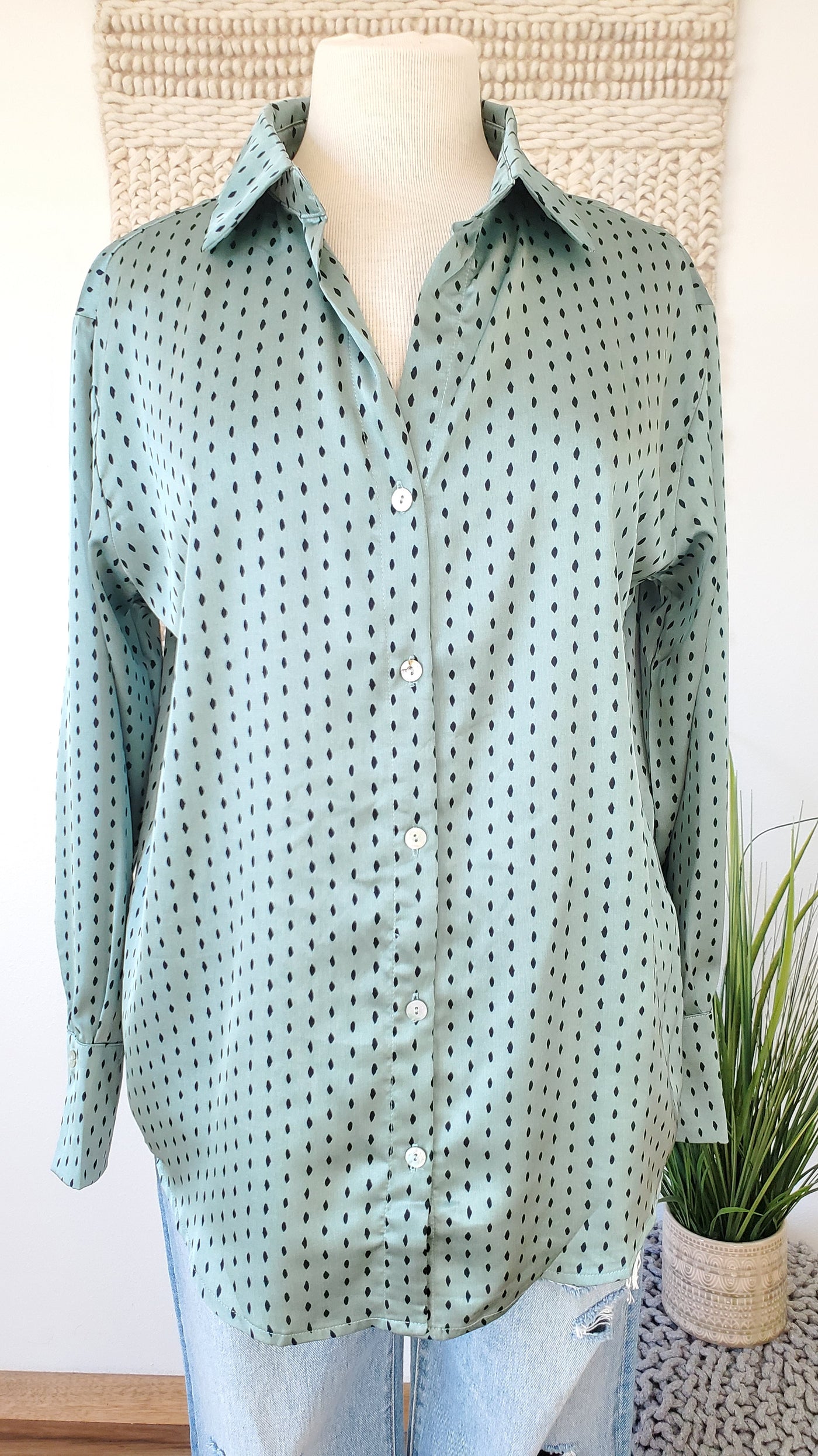 DREW button-down top-CLEARANCE