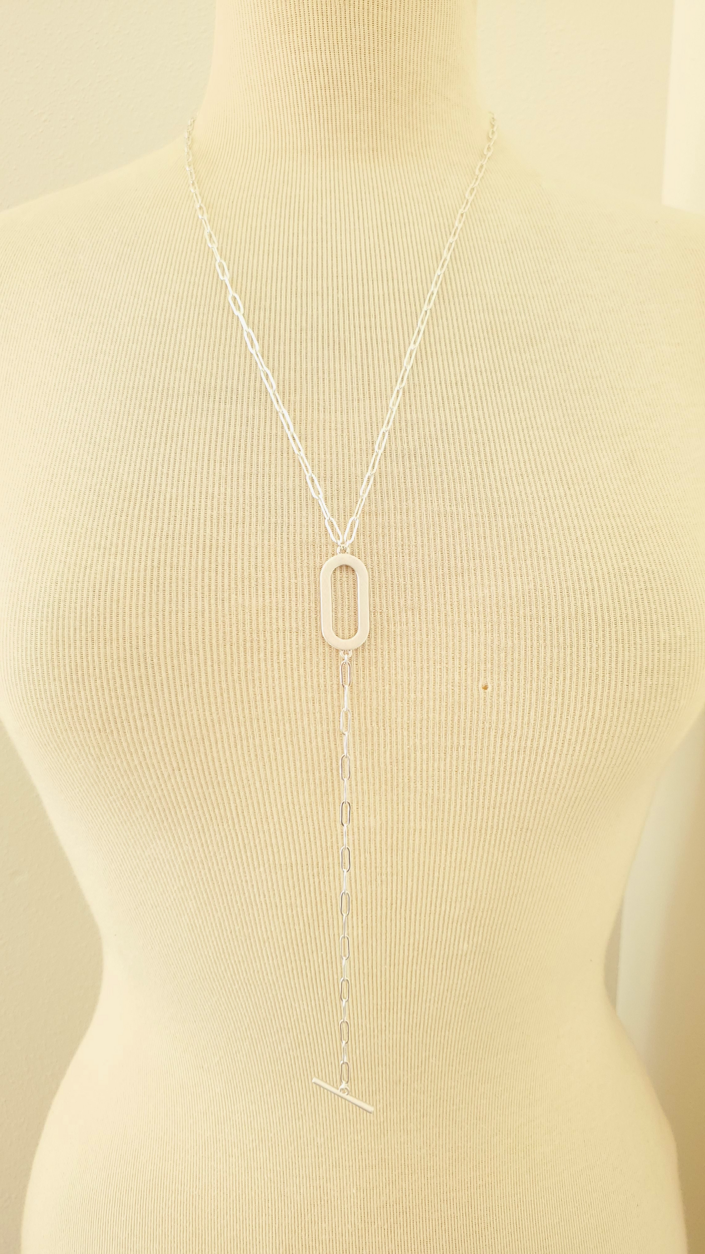 VINETTA paperclip necklace-CLEARANCE